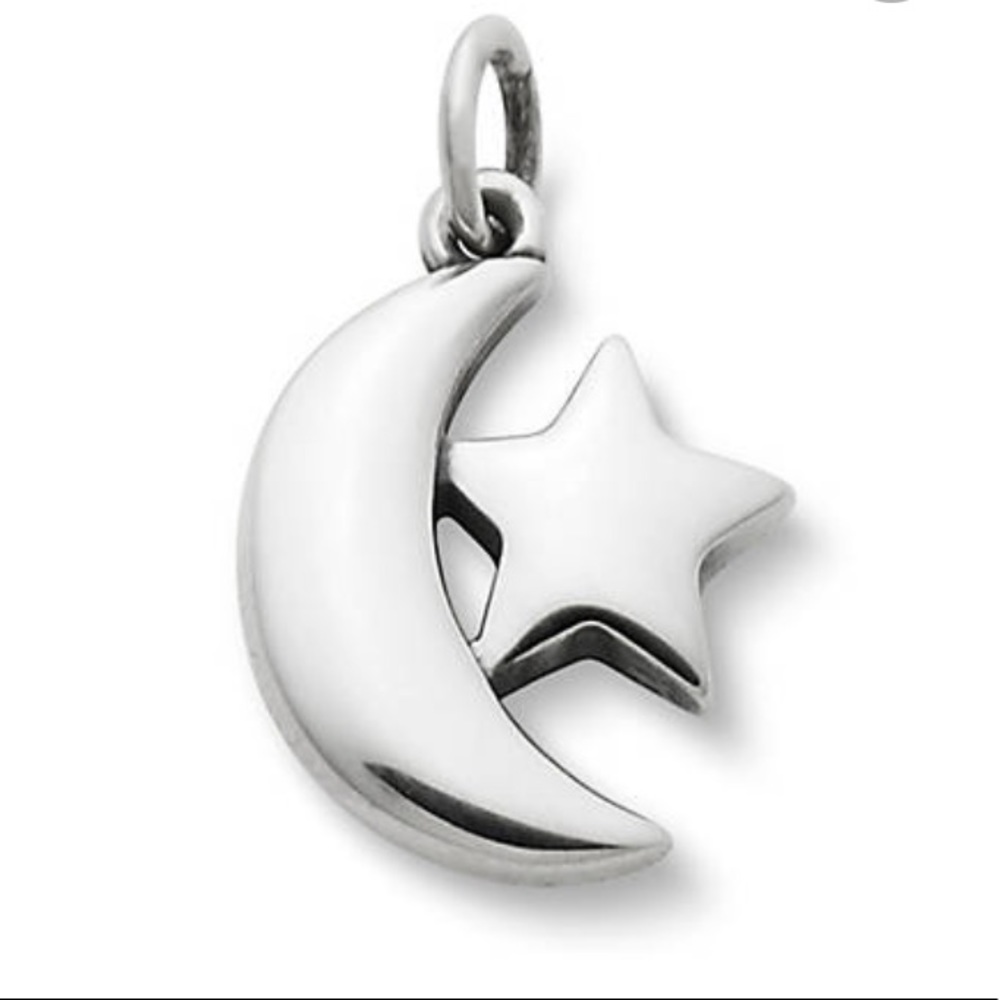 James Avery Starry night charm crescent moon